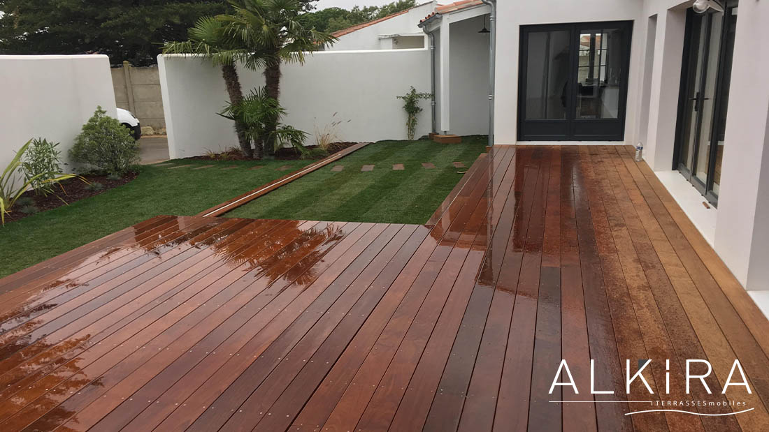 Terrasse mobile piscine Montpellier