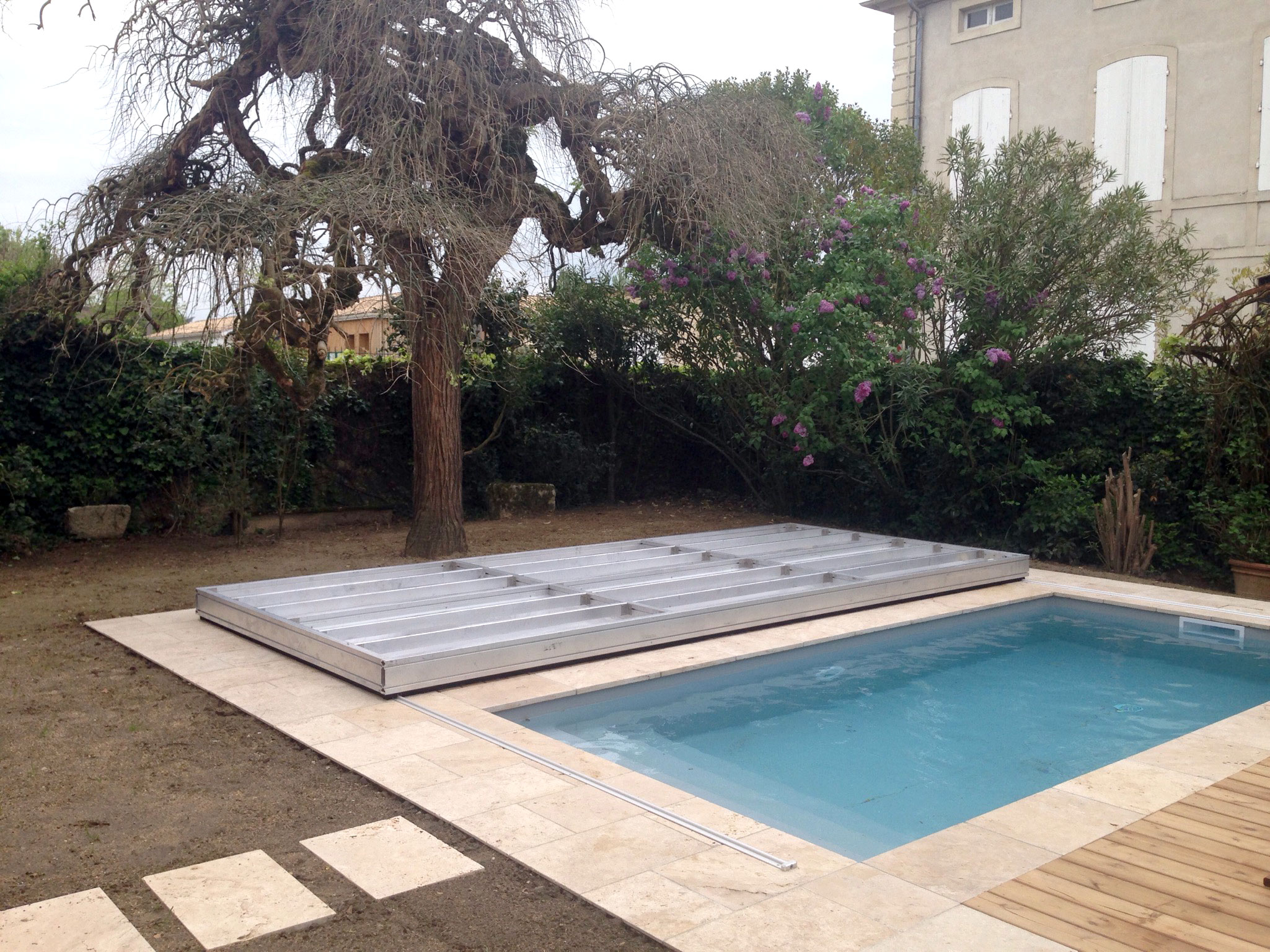 couverture piscine terrasse